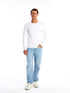 LC Waikiki Crew Neck Long Sleeve Combed Cotton Men's T-shirt
